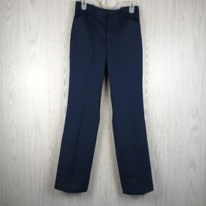 Vintage red kap chino work pants twill navy blue workwear uniform 30 slacks read